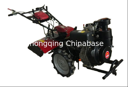 Diesel 186F Mini Tiller Cultivator 6.3KW 270mm landbouw Multidoel Mini Power Weeder