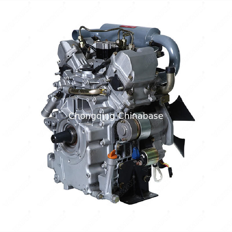 Watergekoelde dieselmotor 2V80 17.6HP 13.0kW V Twin 4-takt Met geringe geluidssterkte