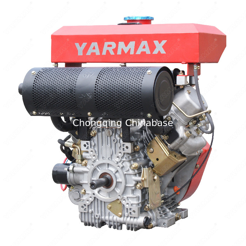 2V88 19HP Luchtgekoelde KAMA Dieselmotor 14kW Twee Cilinder V Twin 4 Takt Met geringe geluidssterkte