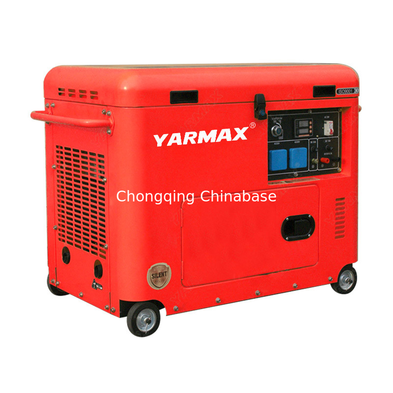 230V 11.3A DC 12V 8.3A 3kW 2.5kW stille type dieselgenerator YM3700T