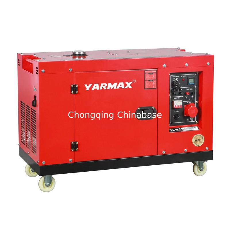 230V 11.3A DC 12V 8.3A 3kW 2.5kW stille type dieselgenerator YM3700T