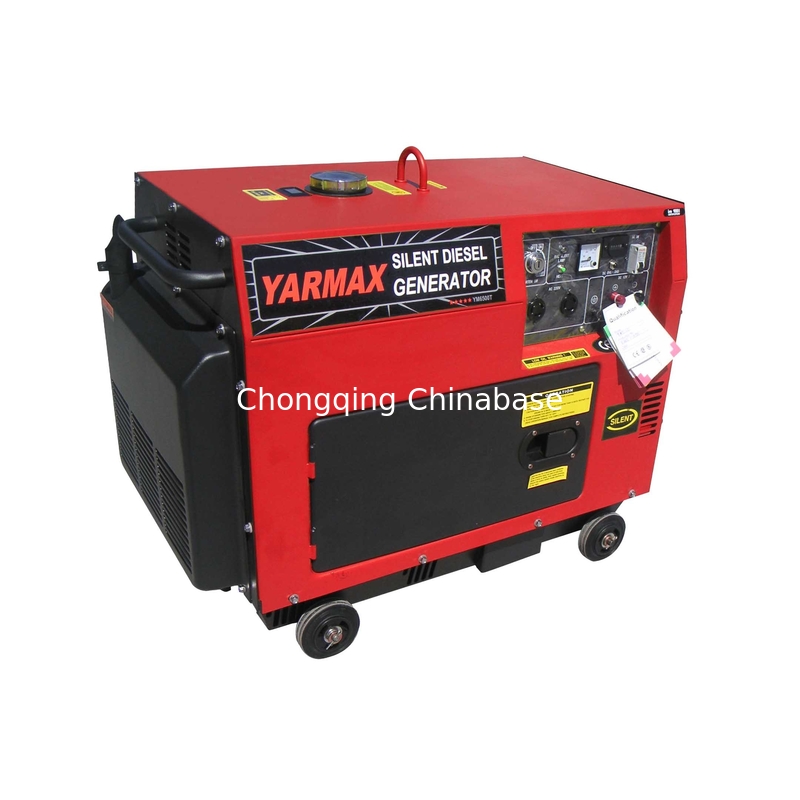 230V 11.3A DC 12V 8.3A 3kW 2.5kW stille type dieselgenerator YM3700T