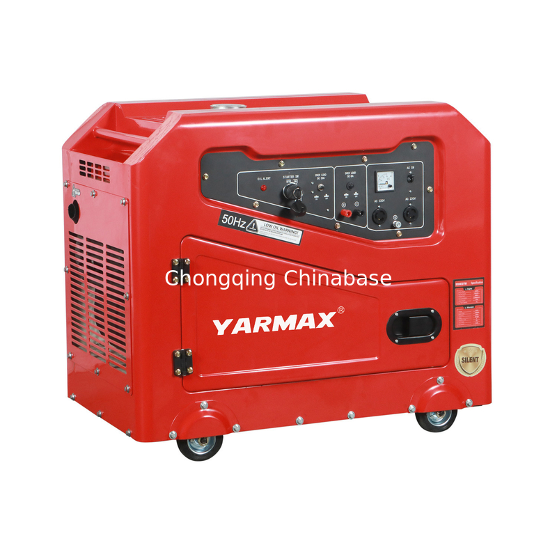 230V 11.3A DC 12V 8.3A 3kW 2.5kW stille type dieselgenerator YM3700T