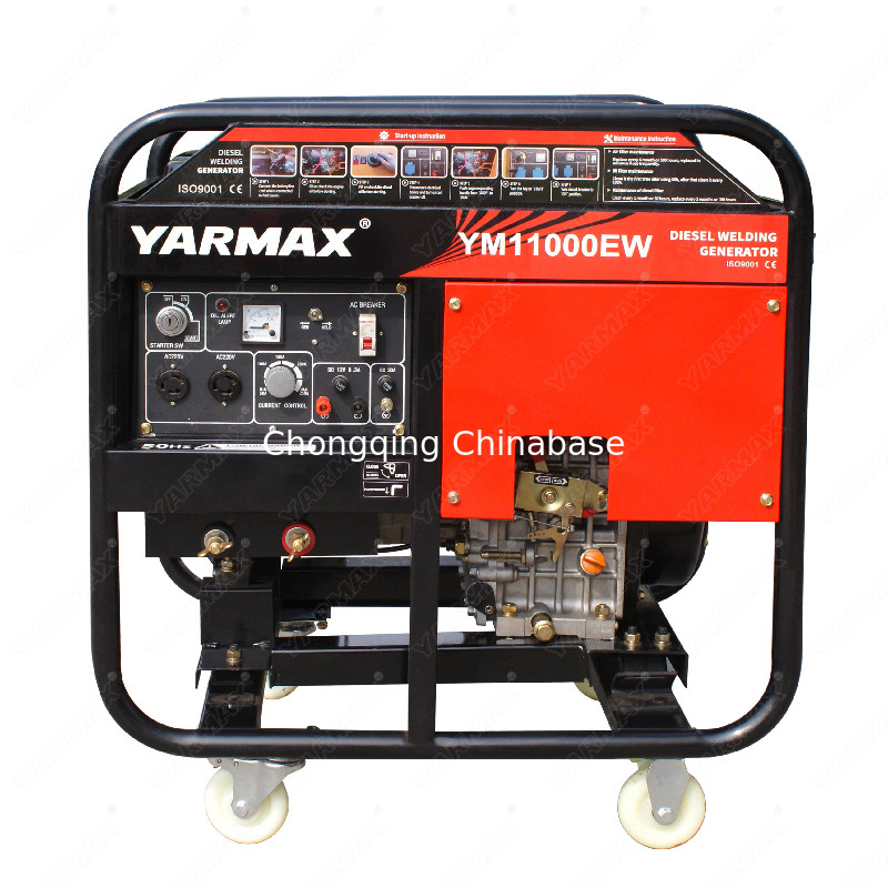 3000RPM Diesel Lassengenerator YM11000 4.0KW 18.2A 50-180A 25-30V