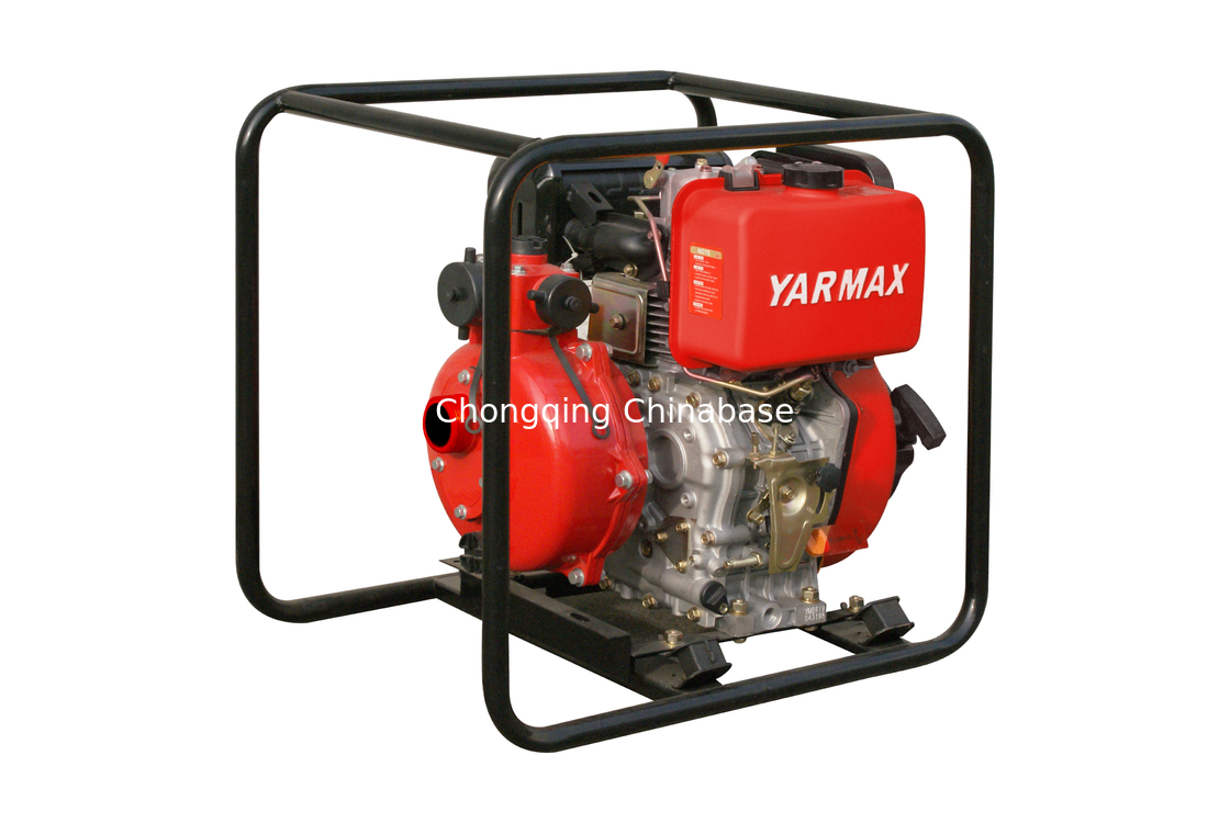 YMDP30H Eencilinder Dieselmotor Waterpomp Hoge druk met 4-takt 40m³/H